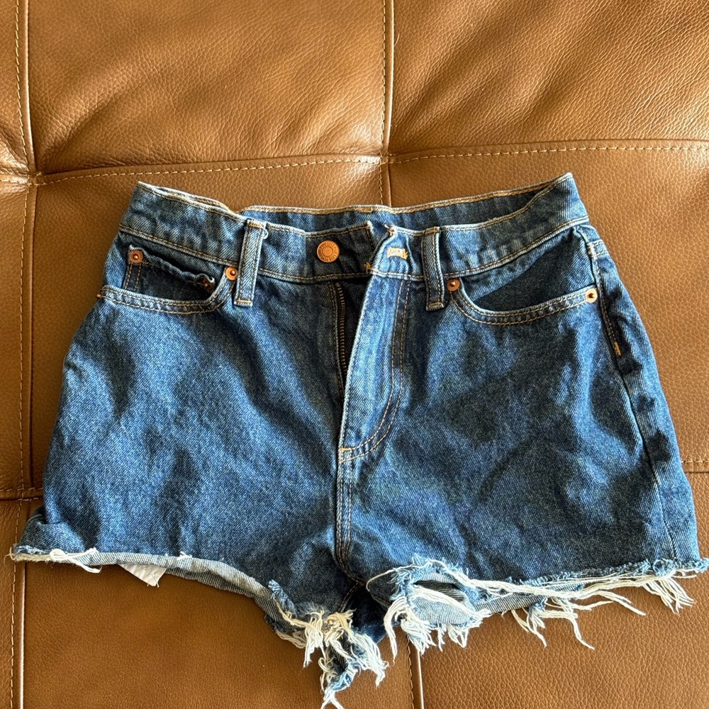 PINK Victoria's Secret Blue Jean Shorts